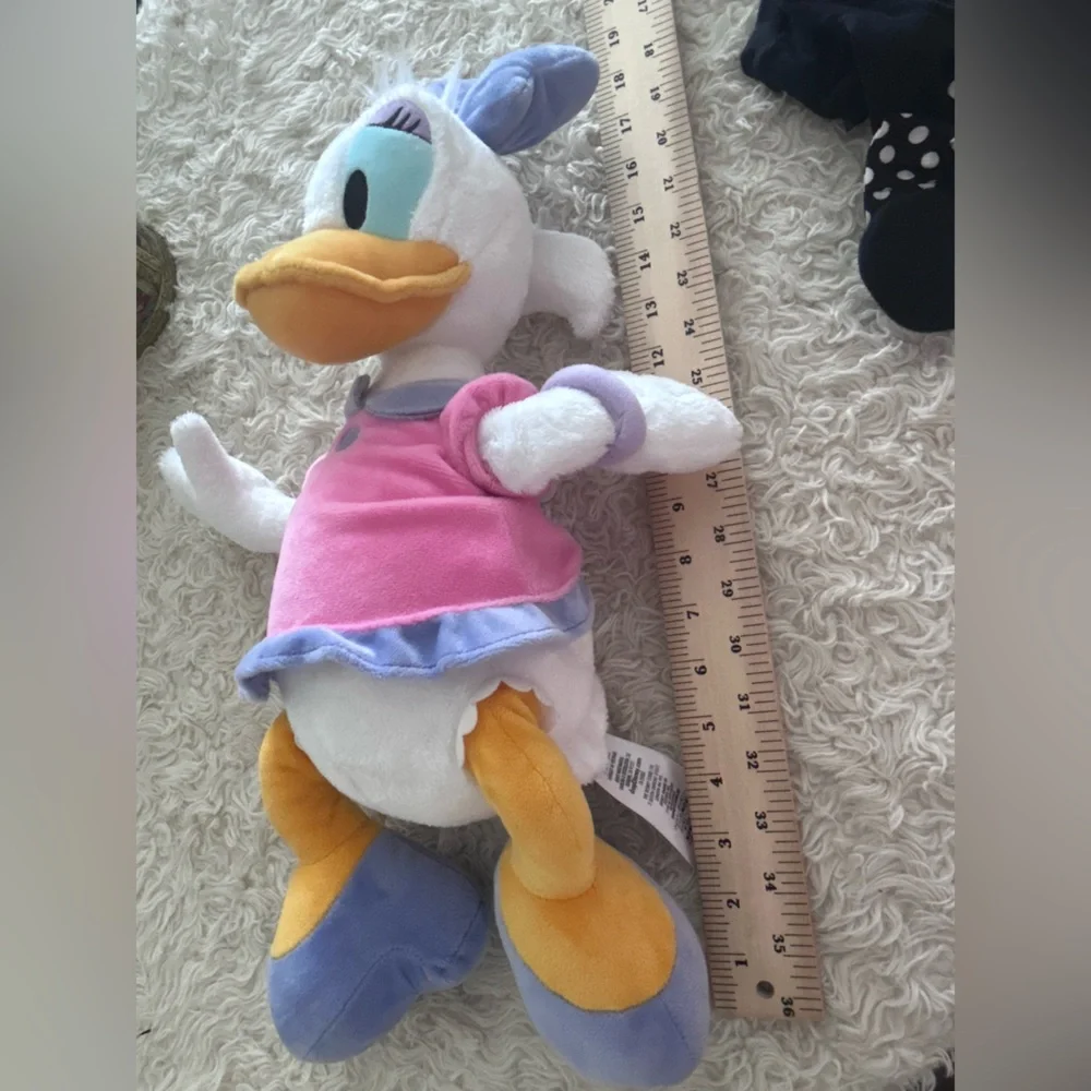 Daisy Disney Plush Toy with Pink and Purple Outfit